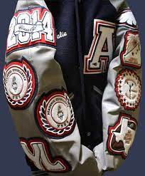 A Very Stylish Varsity Letter Jacket For Cheerleading By Customchenillepatches Com Varsity Jacket Outfit Varsity Letterman Jackets Letterman Jacket Ideas