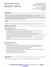 Clinical Pharmacist Resume Samples Qwikresume
