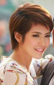 The bangs are left long and can cover your eyes. Best Short Straight Haircuts For Asian Women Google Search Short Hair Styles Short Hair Styles 2014 Hair Styles 2014