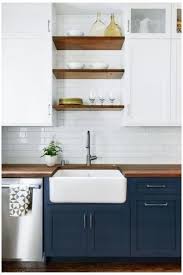 Hello Navy Tuxedo Kitchen Butcher Block If You Ve Been Following Along You Probably Know By In 2020 Best Kitchen Cabinets Kitchen Renovation Kitchen Cabinet Design
