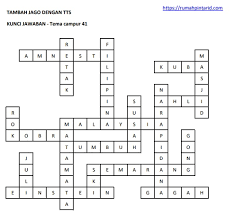 Maybe you would like to learn more about one of these? Kunci Jawaban Kumpulan Tts Campuran Untuk Anak Rumah Pintar