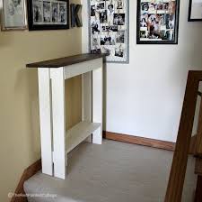 See more ideas about narrow table, diy furniture, furniture. Diy Entry Console Table The Red Painted Cottage