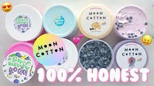 100 Slime Yoda Moon Cotton Famous Slime Shop Review Youtube