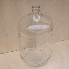 Crisa 5 Gallon Glass Water Jug Walnut
