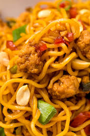 Pork And Peanut Dragon Noodles Recipe Chicken Tacos Recipe Easy Dinner Recipes Dragon Noodles