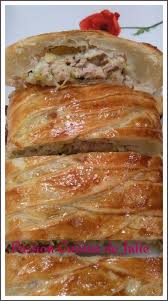 Tresse Feuilletee Aux Poireaux Et Au Thon Recettes De Cuisine Tresse Feuilletee Et Recette Thon