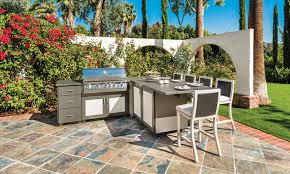 Build the bbq island of your dreams. Outdoor Kitchens Predesigned Kitchen Islands Grill Seating Corner Island Gensun