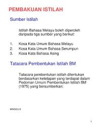 Cari maksud kosa kata umum dan kosa kata istilah yang berikut. Bahasa Melayu Tinggi Bbm Ppt Download