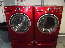 It should not be confused with a stackable combination of a separate washing machine and a separate clothes dryer. Lg Steam Front Load Washer Gas Dryer Wild Cherry Red Set For Sale In Des Moines Iowa Classified Americanlisted Com