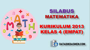 Vii (tujuh) mata pelajaran : Silabus Matematika Sd Mi Kelas 4 Semester 2 Kurikulum 2013 Revisi 2017 Datadikdasmen Com