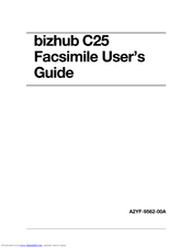 Win 8 win 7 win xp win vista linux mac os x v10.6.8 and later. Konica Minolta Bizhub C25 Manuals Manualslib