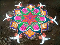 Pongal kolam images & pictures: Morning Kolam Rangoli Kolams