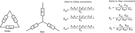 Concept for star delta or delta star derivation. Sir I Have Seen An Answer On This Site By Sagar Singh About Star Delt Askiitians