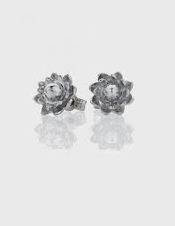 Protea Stud Earrings Silver Stud Earrings Earrings Silver Earrings Studs