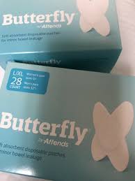 The butterfly disposable patch (formerly butterfly body liner) offers discrete, secure protection for light to moderate accidental bowel leakage (abl). Attends Butterfly Body Pads Minor Bowel Leakage Patch Liners Size L Xl 28 Count For Sale Online Ebay
