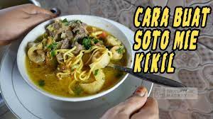 Jun 05, 2021 · soto mi bogor berisi mi kuning, bihun, daging atau kikil sapi, risoles dan juga lobak. Cara Membuat Soto Mie Sendri Youtube