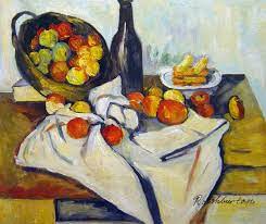 It belongs to the helen birch b. Still Life With Basket Of Apples Painting By Paul Cezanne Reproduction Ipaintings Com