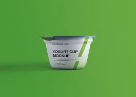 Yogurt Plastic Cup Free Mockup Yogurt Yogurt Cups Plastic Cup