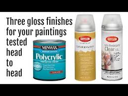 You can do the edges as well. Best Glossy Spray Finishes For Acrylic Pour Paintings Test Review Youtube
