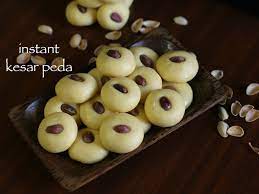 Peda Recipe Instant Kesar Peda Recipe Kesar Milk Peda With Milkmaid Recipe Peda Recipe Indian Dessert Recipes Cooking Recipes Desserts
