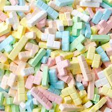 Tetris Game Pressed Candy Blocks Unwrapped Candy Bulk Candy Oh Nuts Bulk Candy Tetris Game Bulk Chocolate