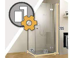 100x100x220 cm, faltbare u duschkabine, duschabtrennung nach maß, duschkabinen, duschabtrennung, begehbare dusche, komplettdusche. Duschkabine Nach Mass Bei Hornbach Kaufen