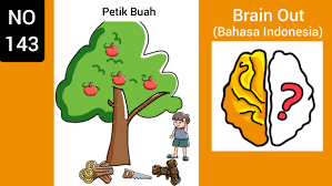 Goyangkan monster dengan jari sampai melepaskan ikat kepala emas, lalu berikan ikat kepala emas ke kera supaya berubah dan berikan kaki kursi ke kera untuk melawan monster. Brain Out Level 143 Petik Buah Terbaru 2021