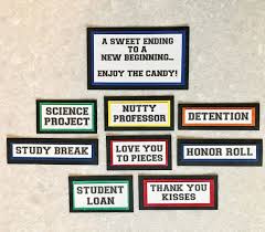 Graduation Candy Signs Set Of 9 Candy Bar Sign Candy Sign Graduation Candy Graduation Party Favors Candy Graduation Candy Buffet Table