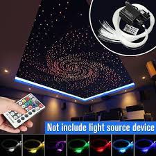 led sternenhimmel glasfaser lichtfaser 150 lichtpunkte leuchten 16w dimmbar rgb sternenhimmel beleuchtung decke glasfaser