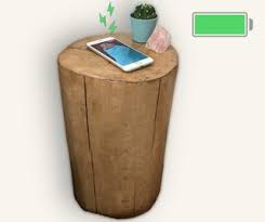 This log wood side table is just right for you. Wood Log Side Table With Wireless Charger 8 Steps With Pictures Instructables