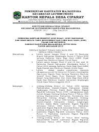 Maybe you would like to learn more about one of these? Surat Keputusan Sk Kepala Desa Mirat Tentang Penerima Bantuan Insentif Dbh Tahun 2019