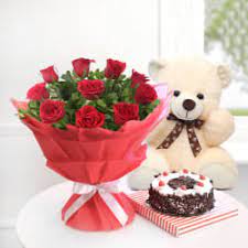 Send flowers and cake to houston. Cakes And Flowers Combo Online Cake With Flower Delivery Igp