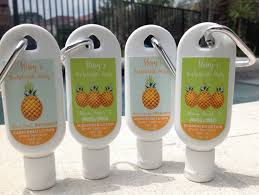 Personalized Bachelorette Party Sunscreen Favor 1oz 2oz SPF 30 Pineapple  Theme Bachelorette Favor Wedding Sunscreen Custom Sunscreen Label