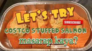 Season salmon all over with salt and pepper. Simpleng Buhay Amerika Let S Try Costco Stuffed Salmon Masarap Kaya Nuyowkersvlog Youtube