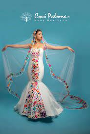 Pin By Lucy Jimenez On Dresses In 2020 Mexican Wedding Dress Mexican Dresses Mexican Wedding