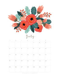 The july 2021 printable calendar can be used to highlight the upcoming events. Printable July 2021 Calendar Monthly Planner 2 Designs Flowers Modern A Piece Of Rainbow