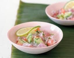 Recette Poisson Cru A La Tahitienne Traditionnel Recette Recette Poisson Recettes De Cuisine Poisson Cru