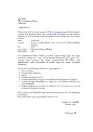 Lowongan kerja bina bni pt bank negara indonesia persero tbk. 11 Surat Lamaran Kerja Accounting Surat Riwayat Hidup Bahasa