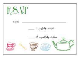 The successful invitation designs require an elegant look that represents fully your personality. Printable Tea Party Invitations