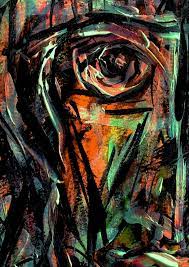 british artist terence neale gouache 2013 painting pause through with chaos painting british artist art