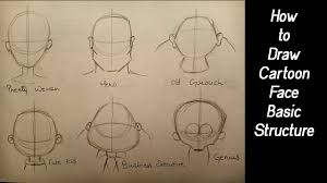Lesson 01 How To Draw Cartoon Face Basic Structure Youtube This will be the base of the head. lesson 01 how to draw cartoon face basic structure