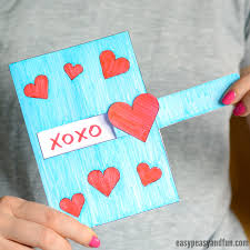 The kids wanted something different than a box of chocolates. Hidden Message Valentine S Day Card Easy Peasy And Fun