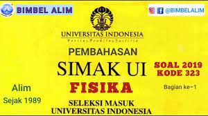 Maybe you would like to learn more about one of these? Pembahasan Simak Ui 2019 Fisika Kode 323 Bagian Ke 1 Youtube
