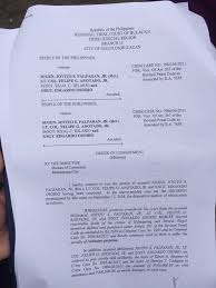 Bulatlat On Twitter Here Is The Commitment Order Issued Against Palparan Col Anotado And Sgt Osorio By Judge Alexander Tamayo Commitment and order are synonymous, and they have mutual synonyms. sgt osorio by judge alexander tamayo