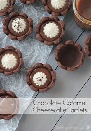Chocolate Caramel Cheesecake Tartlets Baking A Moment Chocolate Caramel Cheesecake Sweet Tarts Tart Dessert