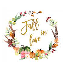 Thanksgiving Watercolor Clipart Watercolor Flower Clipart Etsy Fall Watercolor Wreath Watercolor Flower Clipart