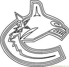 Keep your kids busy doing something fun and creative by printing out free coloring pages. Vancouver Canucks Logo Coloring Page For Kids Free Nhl Printable Coloring Pages Online For Kids Coloringpages101 Com Coloring Pages For Kids