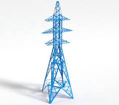 Mast Of Power Lines Construction Business Cards Card Templates Power