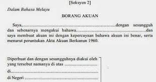 Contoh surat akuan sumpah berkanun akta 1960 download. Contoh Surat Akuan Sumpah Berkanun Akta 1960 Contoh Surat