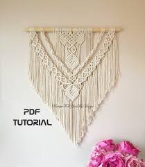 Check spelling or type a new query. Macrame Wall Hanging Pattern Diy Layered Wall Hanging Etsy